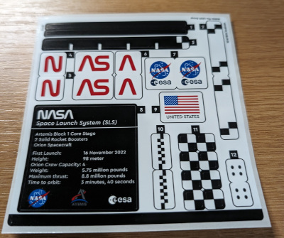 LEGO SLS Stickers